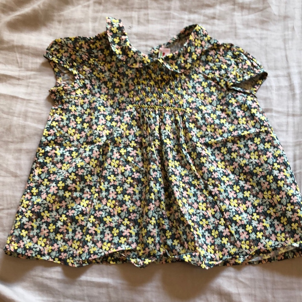 Bonpoint- Multi-Color Floral Blouse